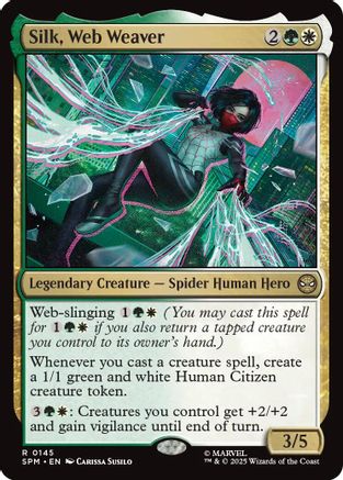 Silk, Web Weaver  [Foil]  (SPM-145) - [Marvel's Spider-Man]