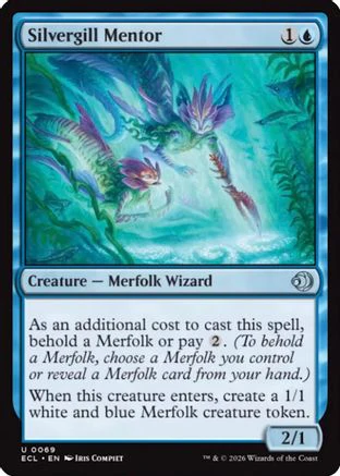 Silvergill Mentor  (ECL-069) - [Lorwyn Eclipsed]