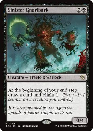 Sinister Gnarlbark  (ECC-012) - [Commander: Lorwyn Eclipsed]