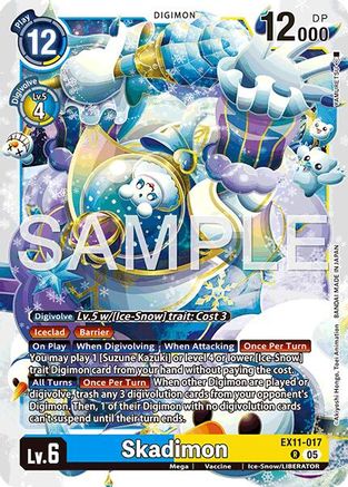 Skadimon (EX11-017) - [Dawn of Liberator] Foil