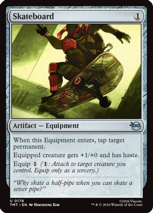 Skateboard  [Foil]  (TMT-178) - [Teenage Mutant Ninja Turtles]