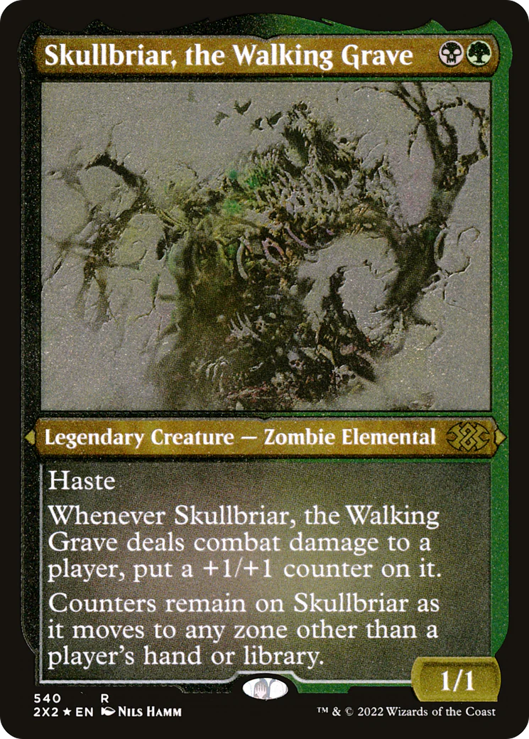 Skullbriar, the Walking Grave (Foil Etched)  [Foil]  (2X2-540) - [Double Masters 2022]