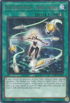 Sky Striker Mecha - Hornet Drones [JUSH-EN053] - Justice Hunters 1st Edition - Rare