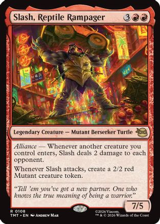 Slash, Reptile Rampager  (TMT-108) - [Teenage Mutant Ninja Turtles]