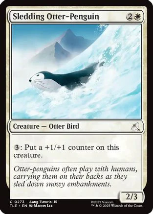 Sledding Otter-Penguin (0273)  (TLE-273) - [Avatar: The Last Airbender: Eternal-Legal]