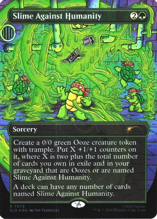 Slime Against Humanity (7078)  [Foil]  (SLD-7078) - [Secret Lair Drop Series]