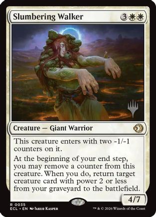 Slumbering Walker  (PPECL-035) - [Promo Pack: Lorwyn Eclipsed]