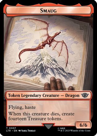 Smaug Token  (LTR-007) - [The Lord of the Rings: Tales of Middle-earth]