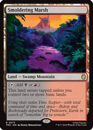 Smoldering Marsh  (TMC-073) - [Commander: Teenage Mutant Ninja Turtles]