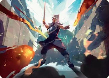 Sokka, Tenacious Tactician Art Card  (ASTLA-023) - [Art Series: Avatar: The Last Airbender]