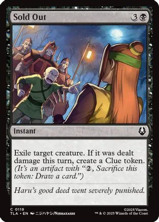 Sold Out  [Foil]  (TLA-119) - [Avatar: The Last Airbender]