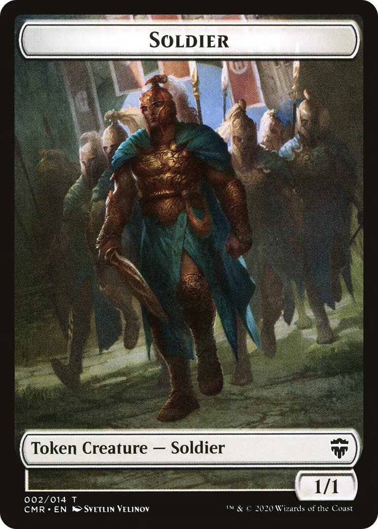 Soldier  [Foil]  (CMR-002) - [Commander Legends Tokens]
