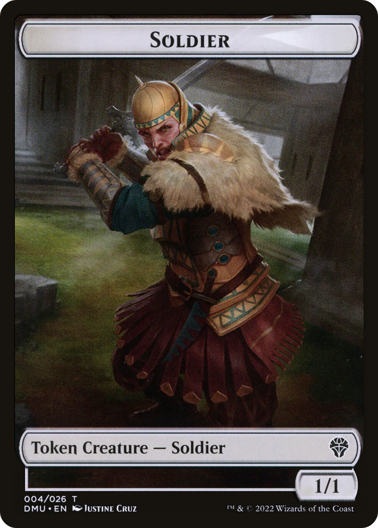 Soldier  [Foil]  (DMU-004) - [Dominaria United Tokens]