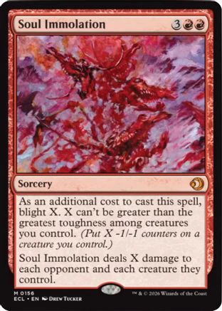 Soul Immolation  [Foil]  (ECL-156) - [Lorwyn Eclipsed]
