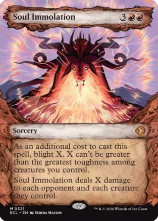 Soul Immolation (Showcase)  [Foil]  (ECL-321) - [Lorwyn Eclipsed]