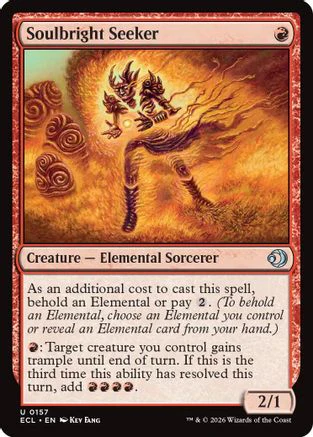 Soulbright Seeker  [Foil]  (ECL-157) - [Lorwyn Eclipsed]