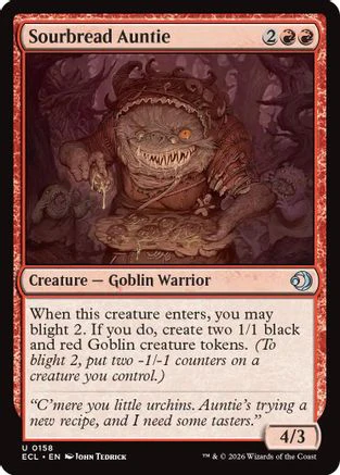 Sourbread Auntie  (ECL-158) - [Lorwyn Eclipsed]