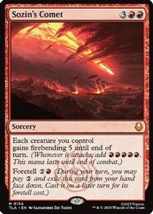 Sozin's Comet  [Foil]  (TLA-154) - [Avatar: The Last Airbender]