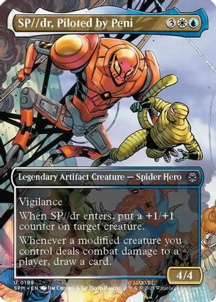 SP//dr, Piloted by Peni (Borderless)  [Foil]  (SPM-199) - [Marvel's Spider-Man]