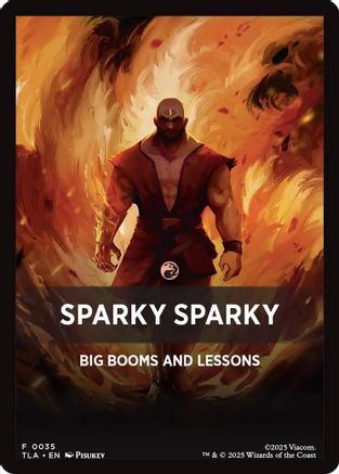 Sparky Sparky Theme Card  (TLA-035) - [Avatar: The Last Airbender]