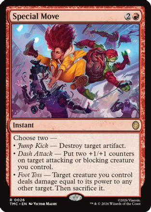 Special Move  [Foil]  (TMC-026) - [Commander: Teenage Mutant Ninja Turtles]