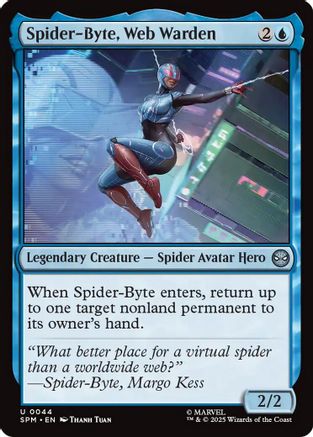 Spider-Byte, Web Warden  [Foil]  (SPM-044) - [Marvel's Spider-Man]