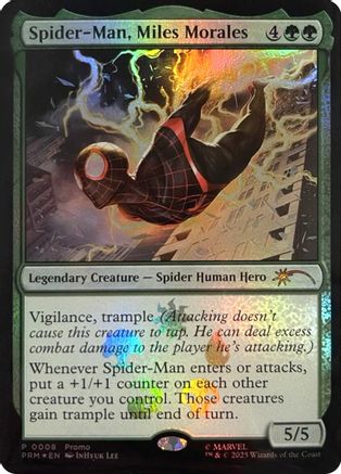 Spider-Man, Miles Morales  [Foil]  (UMP-008) - [Unique and Miscellaneous Promos]