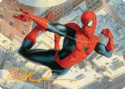 Spider-Man, Peter Parker Art Card (Gold-Stamped Signature)  (AASPM-053) - [Art Series: Marvel's Spider-Man]