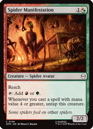 Spider Manifestation  [Foil]  (SPM-148) - [Marvel's Spider-Man]