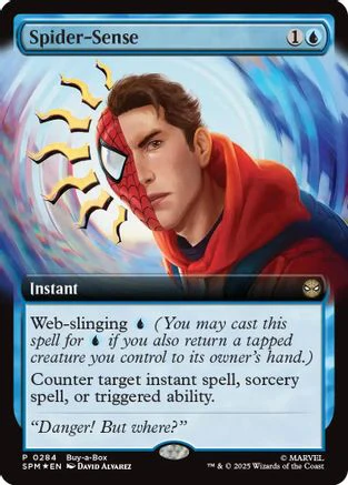Spider-Sense (Extended Art)  [Foil]  (BABP-284) - [Buy-A-Box Promos]