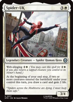 Spider-UK  [Foil]  (SPM-017) - [Marvel's Spider-Man]