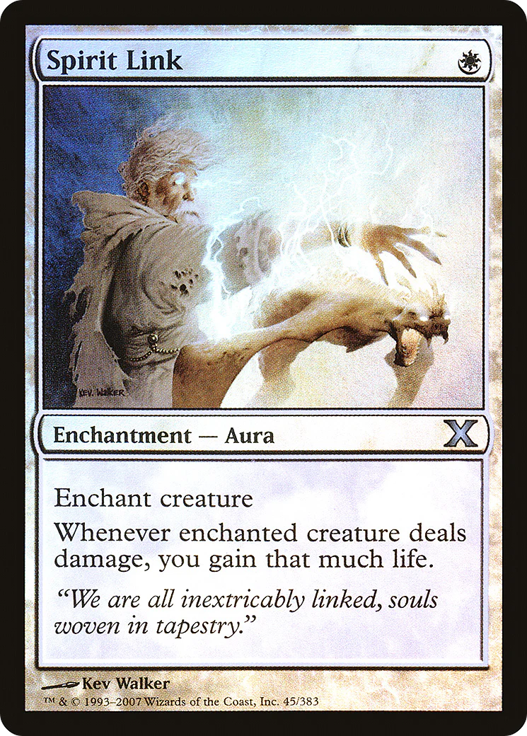 Spirit Link  [Foil]  (10E-45★) - [Tenth Edition]