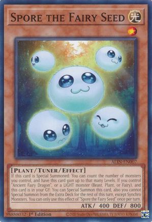 Spore the Fairy Seed [ALIN-EN007] - Alliance Insight 1st Edition - Common / Short Print
