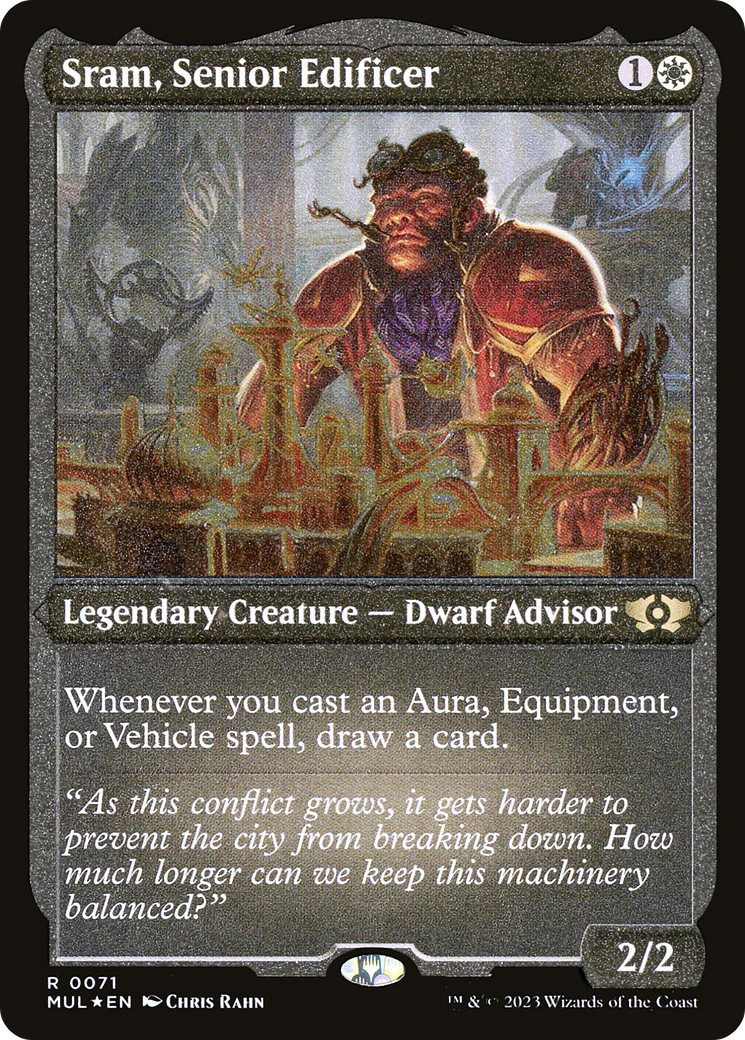 Sram, Senior Edificer (Foil Etched)  [Foil]  (MUL-071) - [Multiverse Legends]