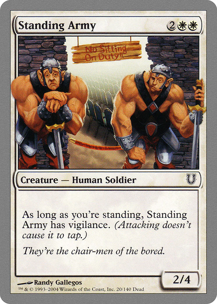 Standing Army  (UNH-020) - [Unhinged]