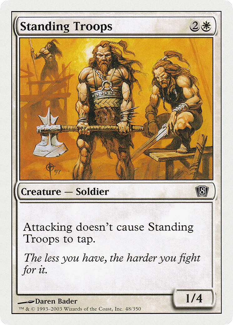 Standing Troops  (8ED-048) - [Eighth Edition]