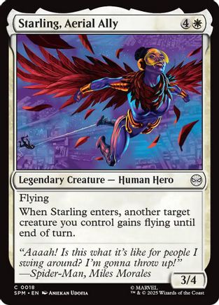 Starling, Aerial Ally  [Foil]  (SPM-018) - [Marvel's Spider-Man]