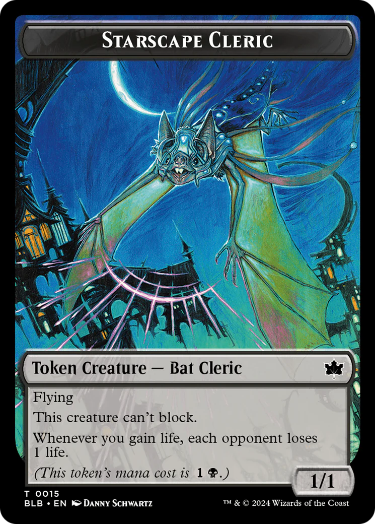 Starscape Cleric  [Foil]  (BLB-015) - [Bloomburrow Tokens]