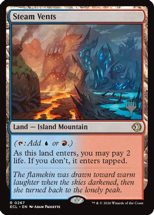 Steam Vents  [Foil]  (PPECL-267) - [Promo Pack: Lorwyn Eclipsed]