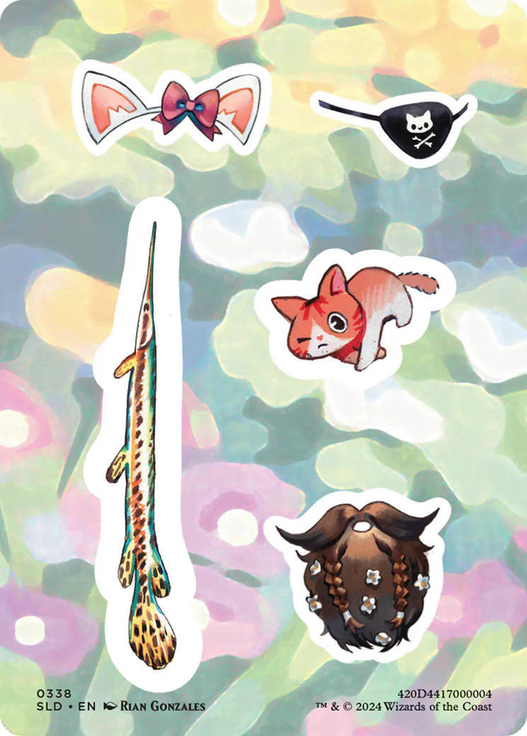 Sticker sheet  [Foil]  (SLD-338) - [Secret Lair Drop]