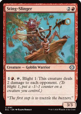 Sting-Slinger  [Foil]  (ECL-161) - [Lorwyn Eclipsed]