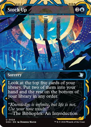 Stock Up  [Foil]  (SOA-024) - [Secrets of Strixhaven: Mystical Archive]