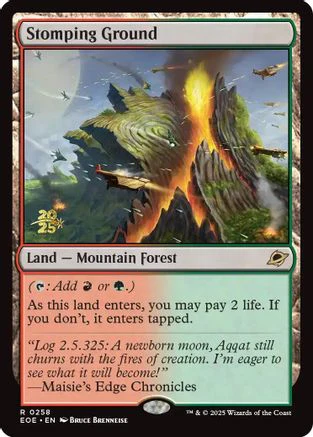 Stomping Ground  [Foil]  (PRE-258) - [Prerelease Cards]