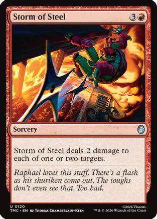 Storm of Steel  (TMC-120) - [Commander: Teenage Mutant Ninja Turtles]