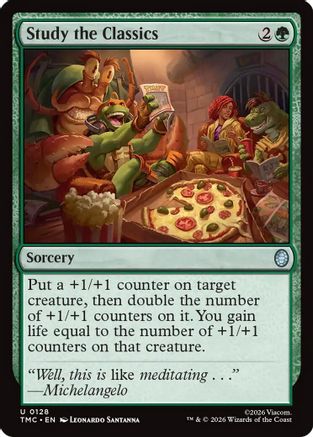 Study the Classics  (TMC-128) - [Commander: Teenage Mutant Ninja Turtles]