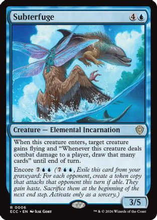 Subterfuge  (ECC-006) - [Commander: Lorwyn Eclipsed]