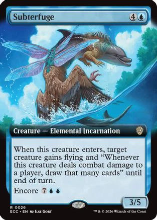 Subterfuge (Extended Art)  (ECC-026) - [Commander: Lorwyn Eclipsed]