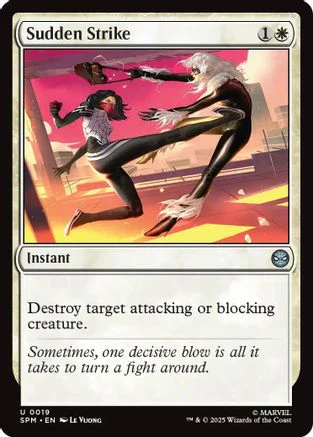 Sudden Strike  [Foil]  (SPM-019) - [Marvel's Spider-Man]