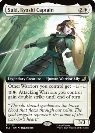 Suki, Kyoshi Captain (Extended Art)  (TLE-175) - [Avatar: The Last Airbender: Eternal-Legal]