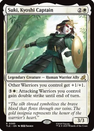 Suki, Kyoshi Captain  (TLE-085) - [Avatar: The Last Airbender: Eternal-Legal]